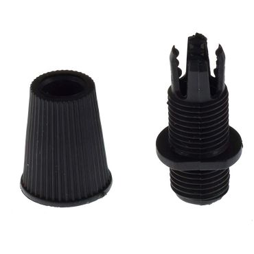 Creative Cables - snoeraanspanner - Ø 1,3 x 1,7 cm - zwart