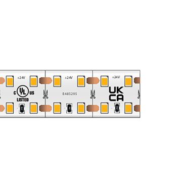 KLUS LED strip - 1,8 cm breed, 500cm lengte - 24Vdc - dimbaar - 19,2W per meter - 280 LEDs per meter - IP20