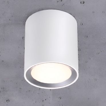 Nordlux Landon 14 - opbouwspot - Ø 12,5 x 14 cm - 6,5W LED incl. - IP44 - wit