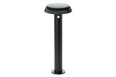 Integral LED True - tuinpaal op zonne-energie met bewegingssensor - Ø 20 x 50 cm -  6W LED incl. - IP65 - zwart