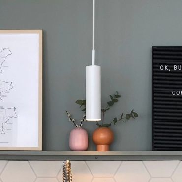 Design for the People Mib 6 - hanglamp - Ø 10,5 x 329,5 cm - wit