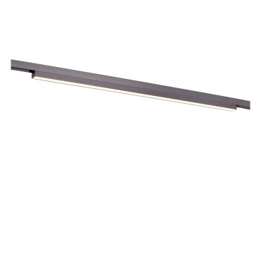 Lucide Linial Glyxx - magnetisch railsysteem - railspot - 60,2 x 1,9 x 2,7 cm - 20W LED incl. - dimfunctie en instelbare lichtkleur via app - zwart mat chroom