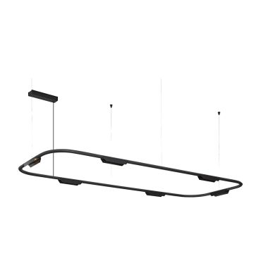 VK Lighting Core - hanglamp - 62,8 x 156,8 x 162,8 cm - 38W dimbare LED incl. - zwart