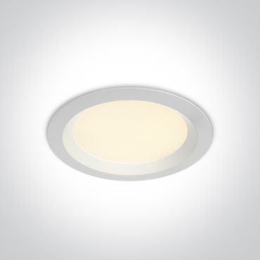 ONE Light UGR19 CCT V Range - inbouwspot - Ø 135 x 48 mm - 13W LED incl. - IP44 - wit