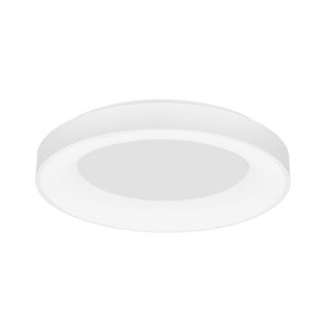 Nova Luce Rando Thin - plafondverlichting - Ø 60 x 9 cm - 50W dimbare LED incl. - zandwit - witte lichtkleur