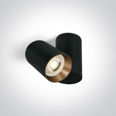 ONE Light Duplo - opbouwspot - 11,6 x 5,8 x 9,5 cm - zwart