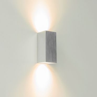 Artdelight Dante - wandverlichting - 6,7 x 6,7 x 15,4 cm - aluminium