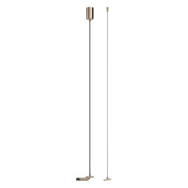 Lucide Linial - magnetisch railsysteem - ophangkabelset voor externe driver - 4,5 x 4,5 x 200 cm - champagne