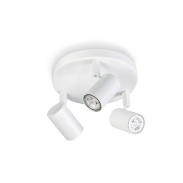 ETH The Common - opbouwspot 3L - Ø 22 x 13 cm - wit