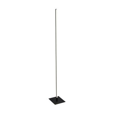 Searchlight Tribeca - staanlamp - 150 cm - 17,7W LED incl. - mat zwart en wit