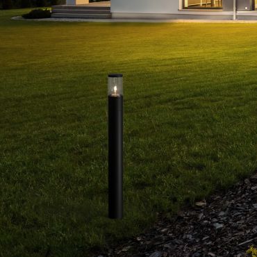 Nova Luce Cetera - tuinpaal - Ø 9 x 90 cm - IP54 - donker antraciet