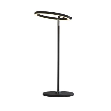 Searchlight Space - tafellamp - Ø 20 x 49 cm - 10W LED incl. - zwart