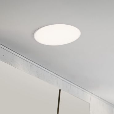 Nova Luce Perfect Profile Trimless - inbouwspot op afstandsbediening (incl.) - Ø 600 mm, 670 mm inbouwmaat - 40W dimbare LED incl. - 2700K-6000K - wit