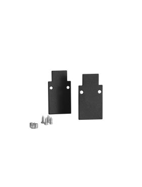 Nova Luce Ultra Slim - eindkap voor inbouw profiel - 4,1x 2,2 x 1,5 cm - zwart
