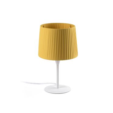 Faro Samba - tafellamp - Ø 21,5 x 44,5 cm - geel en wit