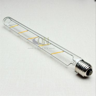 ETH LED lamp - Ø 3,0 x 30,0 cm - E27 - 4W niet dimbaar - 2200K - transparant