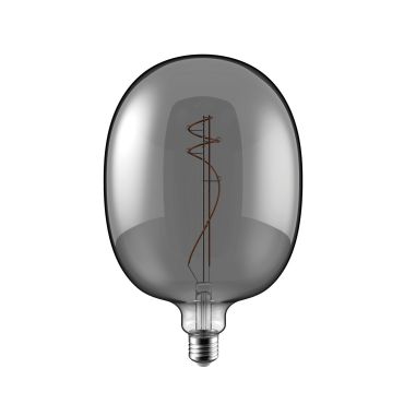 Daylight Italia LED lamp Ellipse - Ø 17 x 26,4 cm - E27 - 10W dimbaar - 1800K - gerookt