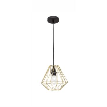 Nova Luce Isabella - hanglamp - Ø 23 x 140 cm - messing