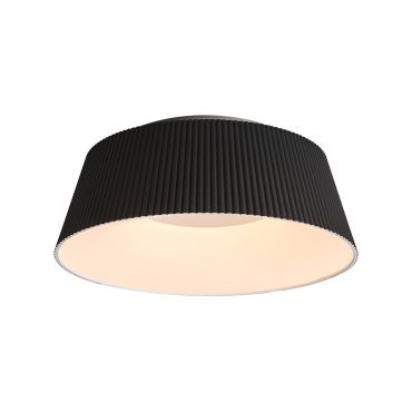 VK Lighting Aelia - plafondlamp - Ø 46 x 18 cm - 30W dimbare LED incl. - zwart
