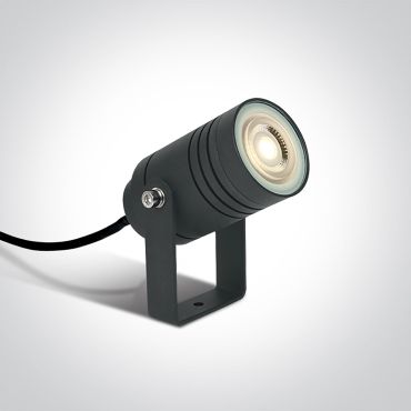 ONE Light GU10 Garden - grondspot op piek - 13,2 x 11,2 cm - IP65 - antraciet