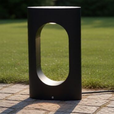 Nova Luce Portal - tuinpaal - 17,8 x 30 x 6,9 cm - 14W LED incl. - IP54 - donker antraciet