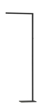 ETH Sem - vloerlamp - 45 x 18 x 140 cm - 10W dimbare LED incl. - zwart