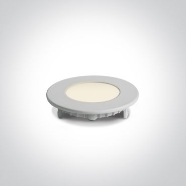 ONE Light Round Recessed Panels CCT V - inbouwspot - Ø 85 mm, Ø 70 mm inbouwmaat - 3W LED incl. - wit - instelbare lichtkleur