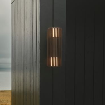 Nordlux Aludra N - buiten wandverlichting - 12,4 x 33,7 x 17,4 cm - IP54 - bruin