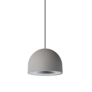 VK Lighting Koula - hanglamp - Ø 40 x 168 cm - grijs