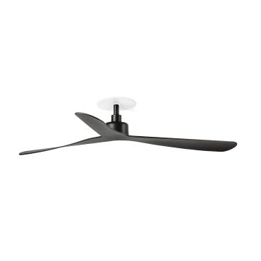 Faro Rocker M - plafondventilator met inbouwrozet - Ø 132 cm - mat zwart