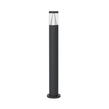 Nova Luce Rock - tuinpaal - Ø 9 x 83 cm - 10W LED incl. - IP65 - zandzwart