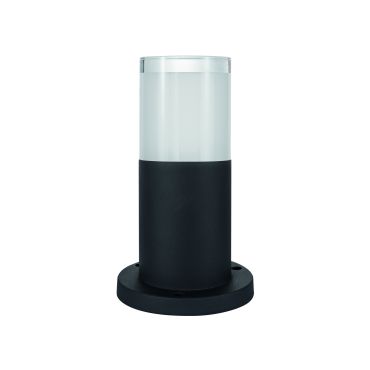 Nova Luce Noten - tuinpaal - Ø 9 x 20 cm - 10W LED incl. - IP65 - zandzwart