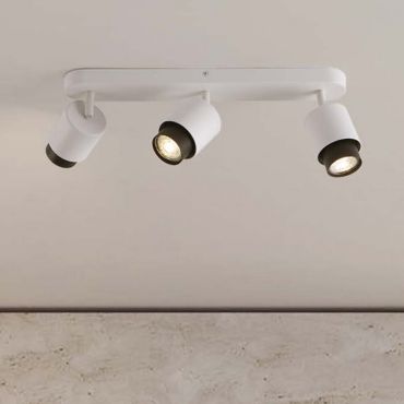 Nova Luce Ison - opbouwspot 3L - 58 x 17 x 14 cm - zandwit