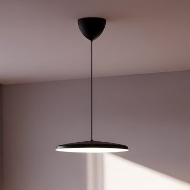 Design for the People Artist 40 - hanglamp - Ø 40 x 306 cm - 25W dimbare LED incl. - zwart