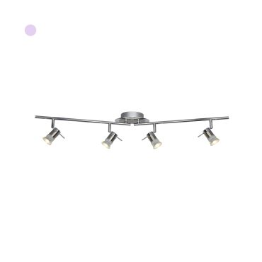 Searchlight Aries – plafondverlichting - 90 x 12 x 16 cm - IP44 - chroom