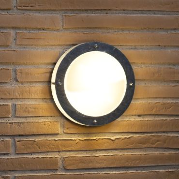 Nordlux Malte - buiten wandverlichting - Ø 24 cm - IP54 - gegalvaniseerd staal