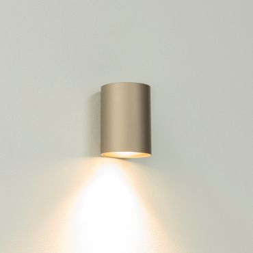 Artdelight Roulo1 - wandverlichting - Ø 6,4 x 9 cm - champagne