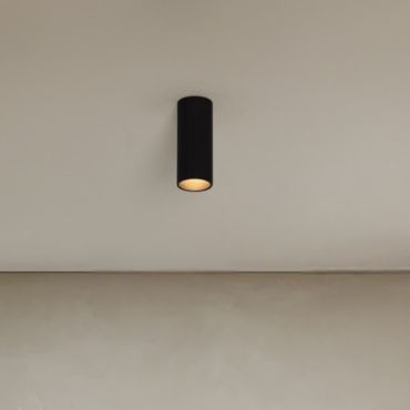 Nova Luce Comet - plafondlamp - Ø 4 x 10 cm - zandzwart