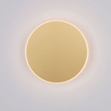 Nova Luce Nevo - wandlamp - Ø  20 x 3,9 cm - 12W LED incl. - mat goud