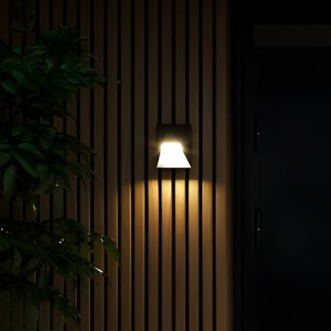 Nordlux Pontio - buiten wandverlichting - 15 x 9 x 19 cm - IP54 - zwart