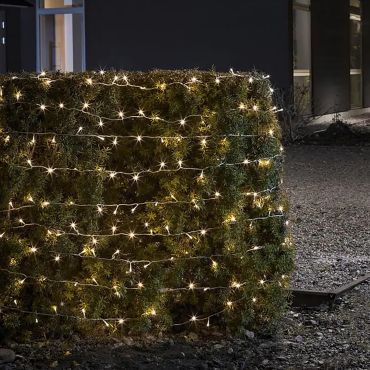 Konstsmide kerstverlichting - Micro LED licht set op batterijen - 4,40m - 40 leds - IP44 - zwart