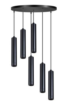 ETH Miller - hanglamp - Ø 40 x 200 cm - zwart