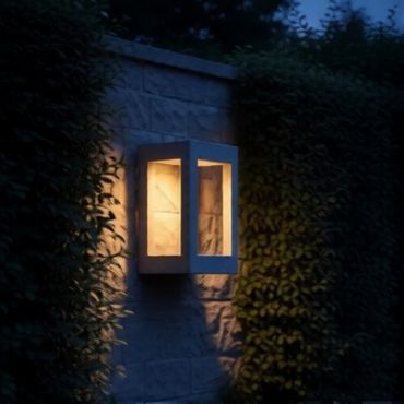 Nova Luce Bev - buiten wandverlichting - 20 x 35 x 20 cm - 5W LED incl. - IP65 - grijs