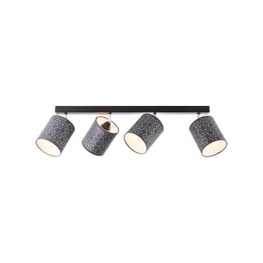 Brilliant Galance - opbouwspot 4L - 101 x 35 x 24,5 cm - zwart