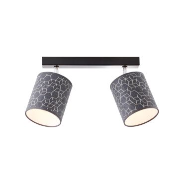 SHOWROOMMODEL - Brilliant Galance - opbouwspot 2L - 59 x 35 x 24 cm - zwart