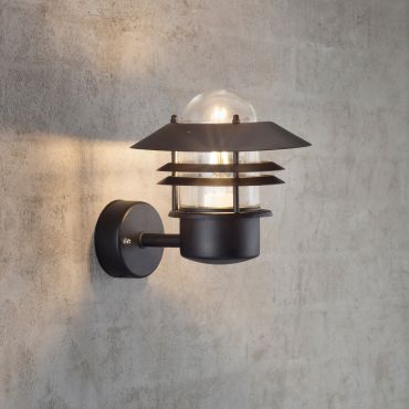 Nordlux Blokhus - buiten wandverlichting - 22 x 23 cm - IP54 - zwart