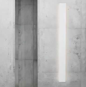 Nova Luce Seline - wandlamp - 7,5 x 2,7 x 90 cm - 36W LED incl. - IP44 - zandwit