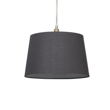 Searchlight Clyde Tapered Shade - lampenkap - Ø 30 x 19 cm - antraciet
