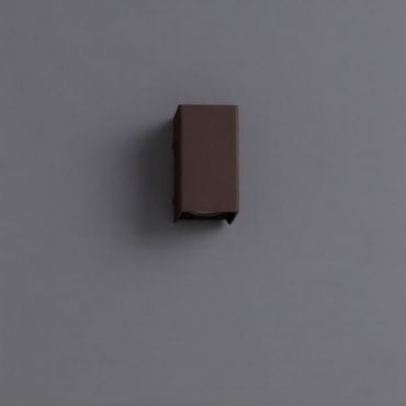 Nova Luce Elio - buiten wandverlichting - 7 x 13 x 6,2 cm -  6W LED incl. - IP65 - corten