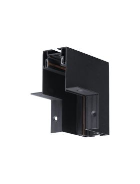 Nova Luce Buxton - V-connector voor magnetische rails inbouw- 10 x 10 x 6,1 cm - zand zwart
